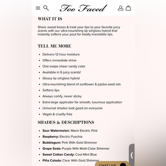 SOLD - Too Faced Kissing Jelly Lip Oil Gloss - Sour Watermelon (4.50 mL/0.15 OZ) - Picture 13 of 13